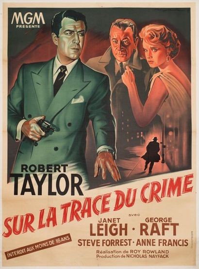 null SUR LA TRACE DU CRIME / ROGUE COP Roy Rowland. 1954.
120 x 160 cm. Affiche française....