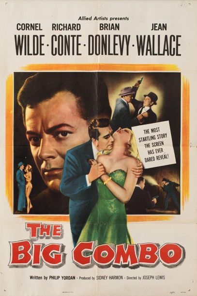 null THE BIG COMBO Joseph Lewis. 1955.
69 x 104 cm. American poster (One-Sheet)....