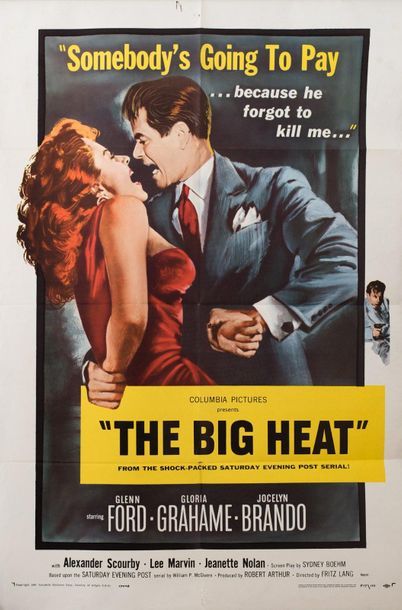 null THE BIG HEAT Fritz Lang. 1953.
69 x 104 cm. American poster (One-Sheet). 1959....