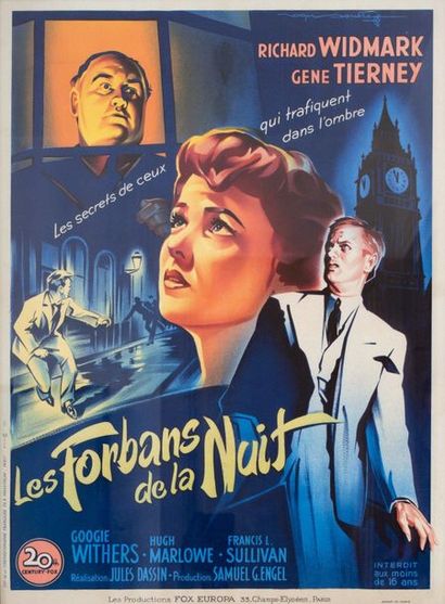 null LES FORBANS DE LA NUIT / NIGHT AND THE CITY Jules Dassin. 1950.
60 x 80 cm....