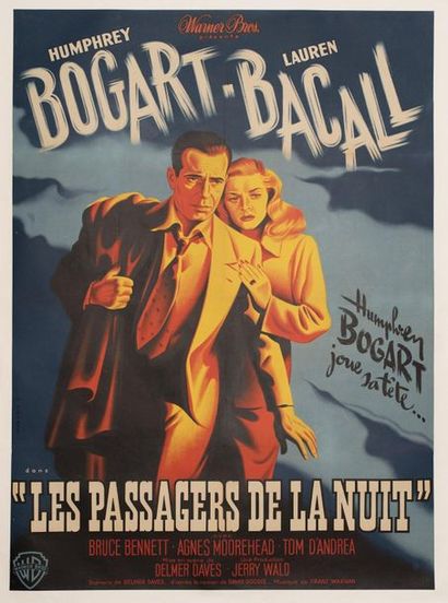 null THE NIGHT PASSERS / DARK PASSAGE Delmer Daves. 1947.
120 x 160 cm. French poster....
