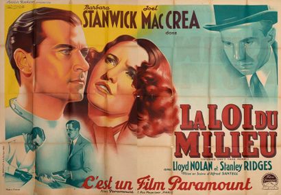 null LA LOI DU MILIEU / INTERNES CAN'T TAKE MONEY Alfred Santell. 1937.
240 x 160...