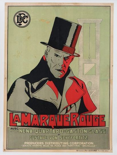 null LA MARQUE ROUGE / THE RED MARK James Cruze. 1928.
60 x 85 cm. Affiche belge....