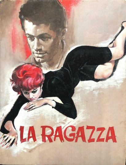 null LA RAGAZZA / LA RAGAZZA DI BUBE Luigi Comencini. 1964.
47 x 63 cm. Original...