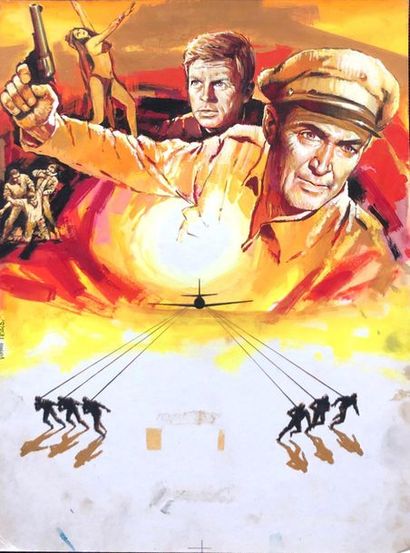 null LE VOL DU PHENIX / THE FLIGHT OF THE PHOENIX Robert Aldrich. 1965.
37 x 49 cm....