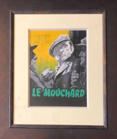 null LE MOUCHARD / THE INFORMER John Ford. 1935.
25 x 32 cm. Maquette originale....