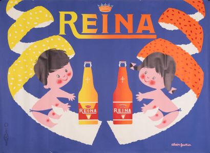 GAUTHIER Alain 
Reina lemonade. Circa 1960.
Lithographic poster. Sté Expl. Etabl....