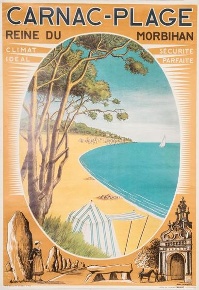 DERVEAUX DANIEL 
Carnac-Plage Reine du Morbihan. Climat idéal. Sécurité parfaite.
Affiche...