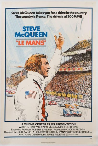null LE MANS Lee H. Katzin. 1971.
69 x 104 cm. American poster (One-Sheet). Tom Jung....