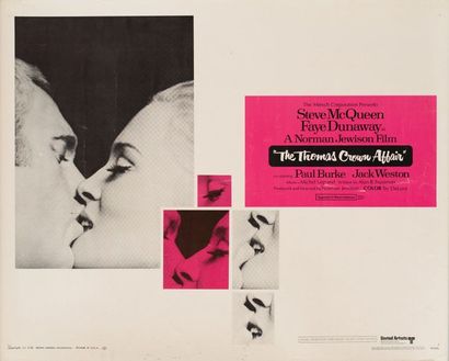 null THE THOMAS CROWN AFFAIR Norman Jewison. 1968.
70 x 54 cm. Affiche américaine...
