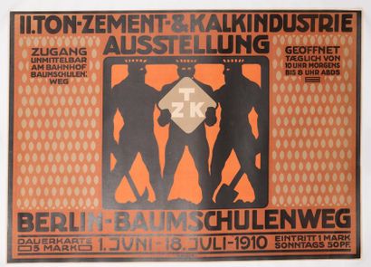 ANONYME II. Ton - Zement - & Kalkindustrie Ausstellung. TZK. Berlin - Baumschulenweg....