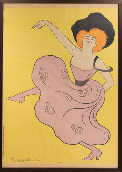 CAPPIELLO LEONETTO 
Folies Bergère. Every evening Varied show. 1900.
Lithographic...