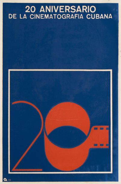 null 20 ANIVERSARIO DE LA CINEMATOGRAFIA CUBANA Festival poster. 1978.
50 x 76 cm....