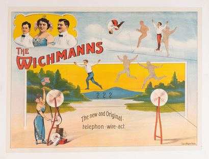 ANONYME The Wichmanns.
German poster. Lithographic printing. Louis Wagner, Berlin....