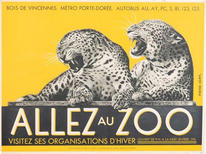 ADAM Pierre 
Allez au Zoo. Museum National d'Histoire Naturelle. Bois de Vincennes....