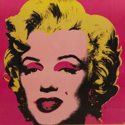 WARHOL Andy (d'après) 
Marylin Monroe Pink (1967). 1993.
Affiche offset. Copyright...