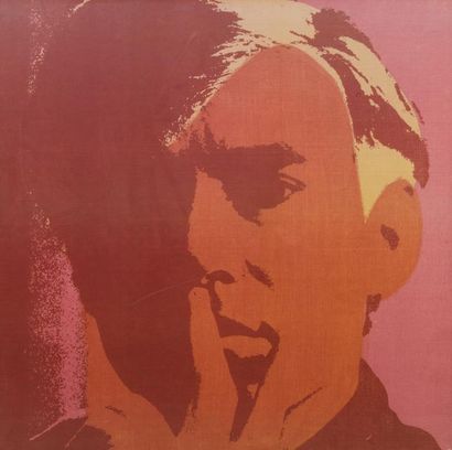 WARHOL Andy (d'après) 
Selfportrait (1966). 1993.
Offset poster. Copyright 1993 The...