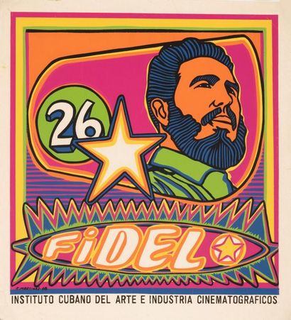 MARTINEZ GONZALEZ Raul 
Fidel. 26. Instituto cubano del arte e industria cinematograficos.
Affiche...