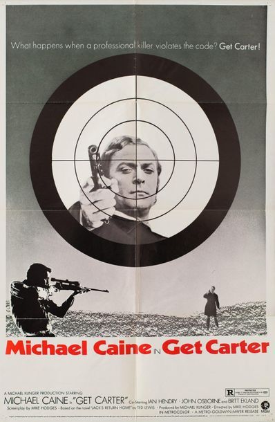 null GET CARTER Mike Hodges. 1971.
69 x 104 cm. Affiche américaine (One-Sheet). Non...