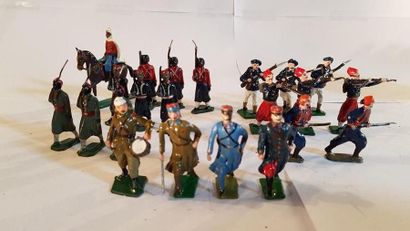 null FABRICANTS DIVERS. X.R. 1ère Guerre Mondiale. Armée française. Zouaves, tirailleurs,...