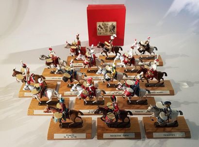 null CBG-MIGNOT. Ier Empire. France. Timbaliers. Ce lot comprend 16 timbaliers. Figurines...