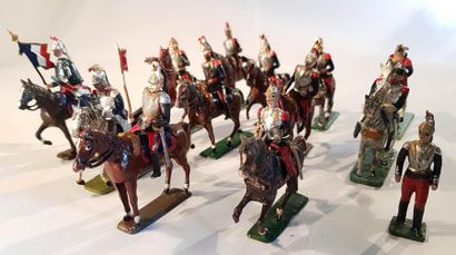 null CBG-MIGNOT. Third Republic. France. Cuirassiers. This lot includes 13 cuirassiers...