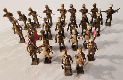 null CBG-MIGNOT. Third Republic. British Army. This lot includes 26 Hindu infantrymen...