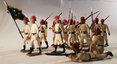 null CBG-MIGNOT. Third Republic. Egypt. This lot includes 18 Egyptian infantry soldiers...