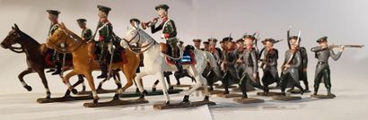 null CBG-MIGNOT. Third Republic. Russia. Infantry and cavalry. This lot includes...