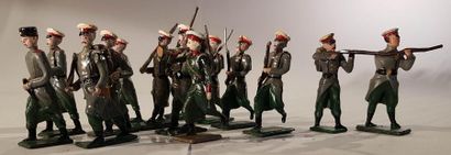 null CBG-MIGNOT. IIIème République. Russie. Infanterie. Ce lot comprend des figurines...