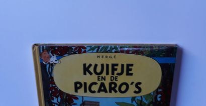 Kuifje en de Picaros - edito Princeps dédicacé Tirage limité comportant une signature...