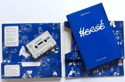 HERGÉ set of 2 curiosities: Interview with Benoît Peeters (box set with cassette...