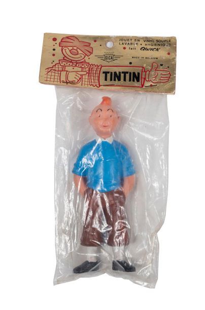 Tintin figurine « Pouet » de la marque Sica (17 cm) en état neuf dans son emballage...