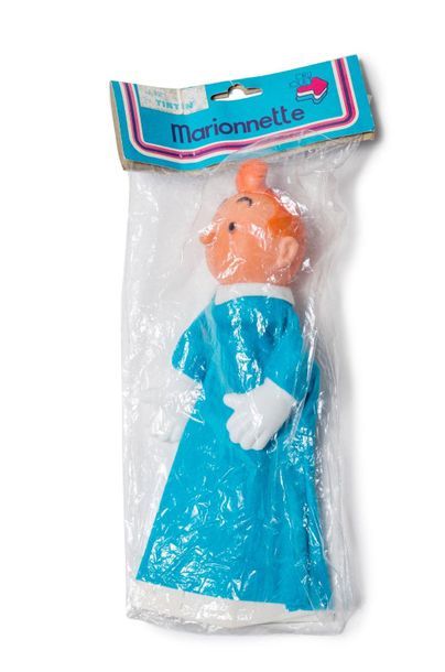 Tintin marionnette Figurine de la marque Orli jouet (27 cm) en état neuf dans son...