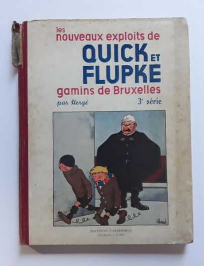 Quick et Flupke N&B - 3ème série Edition A10 de 1940. Etat moyen.