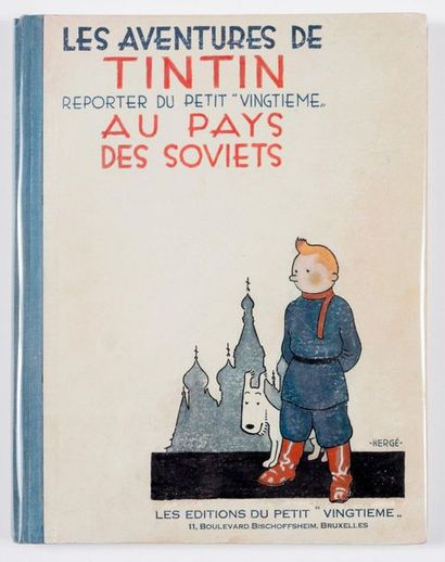 Tintin N&B - Au pays des Soviets (1er mille) Edition originale pour cet album mythique....