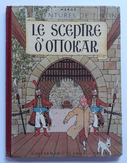 TINTIN Le sceptre d'Ottokar : Edition originale B1 de 1947. Bon état.