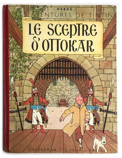 TINTIN Le sceptre d'Ottokar : Edition originale B1 de 1947. Bon état.