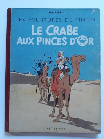 TINTIN Le crabe aux pinces d'or : Edition B1 de 1947. Bon état + / Très bon état...