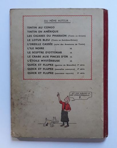 TINTIN L'étoile mystérieuse : Edition originale A18 de 1942 sans le titre en page...