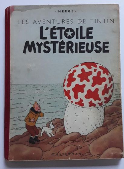 TINTIN L'étoile mystérieuse : Edition A20 de 1943, un petit nom en page de titre....