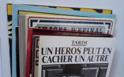 Tardi set of 7 albums: Tardi (30 x 40 tracks in Yellow), Adèle Blanc-sec poster album,...