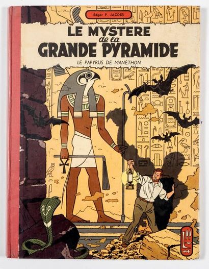 BLAKE ET MORTIMER Le mystère de la grande pyramide I Tirage numéroté : Rarissime...