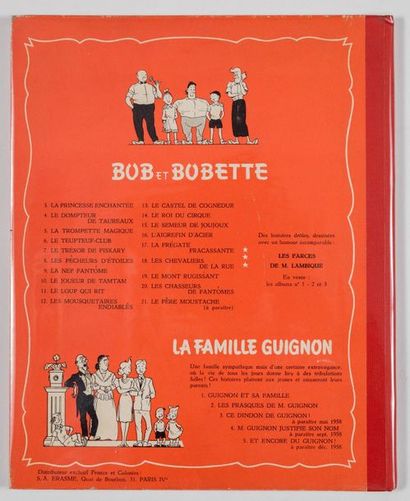Bob et Bobette 16 L'aigrefin d'acier : Edition de 1958 cartonnée française. Superbe...