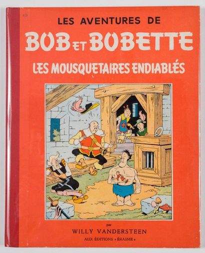 Bob et Bobette 12 Les mousquetaires endiablés : Edition originale cartonnée française....