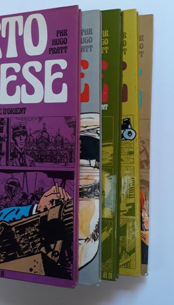 Corto Maltese 1ère série cartonnée complète : Ensemble des 5 albums couleurs parus...