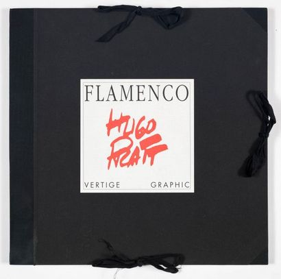Corto Maltese Flamenco : Rare portfolio numéroté (/50) composé de 9 sérigraphies...