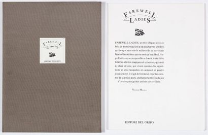 HUGO PRATT Farewell Ladies : Superbe portfolio numéroté (/1099) composé de 9 sérigraphies...