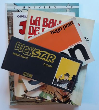 HUGO PRATT ensemble de 5 albums : Luckstar (numéroté /2000), Sven, La Ballade de...