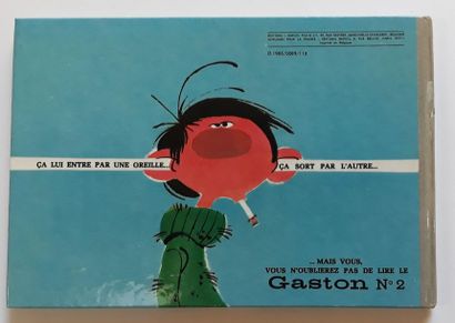 Gaston 1 Edition originale dos rond. Quelques légères traces d'une ancienne couverture...